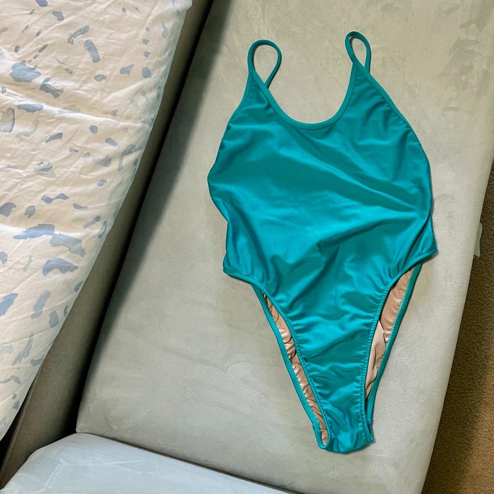 ADRIANA DEGREAS High-Cut One Piece Swimsuit